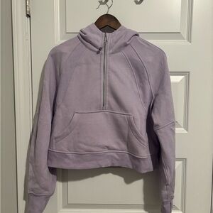 lululemon athletica Scuba Lavender Half-Zip Hoodie